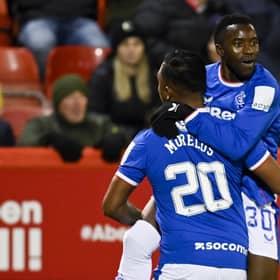 Barry Ferguson would play Fashion Sakala ahead of Alfredo Morelos in attack for Rangers against Celtic. (Photo by Rob Casey / SNS Group)