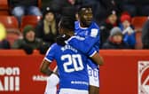 Barry Ferguson would play Fashion Sakala ahead of Alfredo Morelos in attack for Rangers against Celtic. (Photo by Rob Casey / SNS Group)