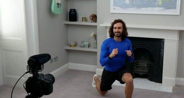 Joe Wicks does not have control over ads appearing on his channel.