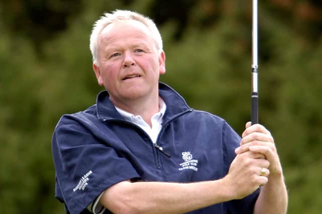 Mike Robson in action for Kingsknowe in an Edinburgh Summer League tie at West Linton in 2006. Picture: Kenny Smith