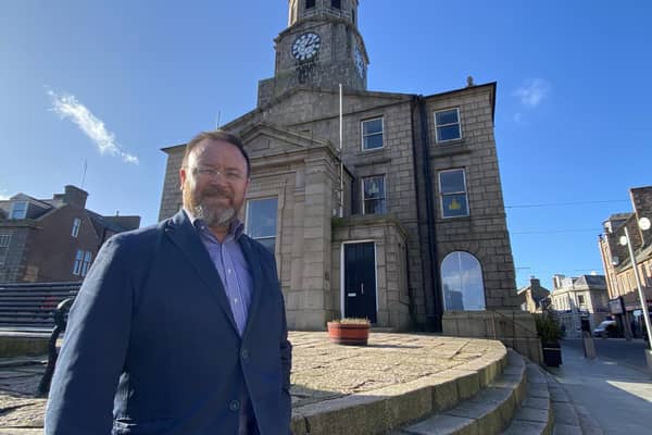 MP David Duguid believes the “transformational” funding will help bring much needed support to Aberdeenshire’s largest town.