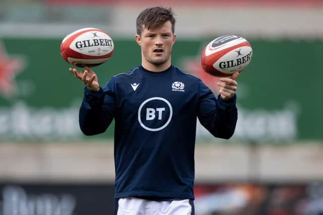 George Horne will start at scrum-half for Glasgow against Leinster after being released from the Scotland camp. Picture: Craig Williamson/SNS