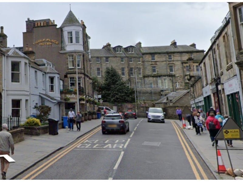Golf Place in St Andrews, Fife, is second on the list, with homes said to be exchanging hands for around £1.61 million