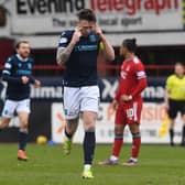 Dundee's Jordan McGhee scored the first equaliser in the 2-2 draw with Aberdeen.  (Photo by Craig Foy / SNS Group)