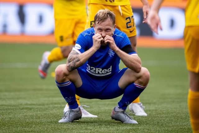 Scott Arfield has a knock but the manager is hopeful he will be available for Sunday's match
(Craig Williamson / SNS Group)