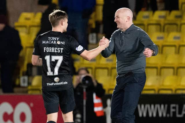 Livingston manager David Martindale accepts it could be difficult to keep James Forrest. (Photo by Ross Parker / SNS Group)