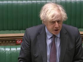 Boris Johnson announces pubs can reopen outdoors and households mix inside from April as he unveiled his roadmap out of lockdown.