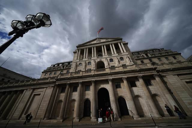 The Bank of England intervened today