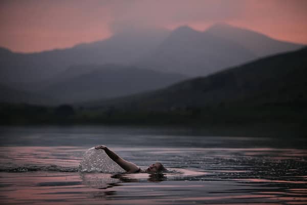 Some people go swimming outdoors without making a fuss about it (Picture: Christopher Furlong/Getty Images)