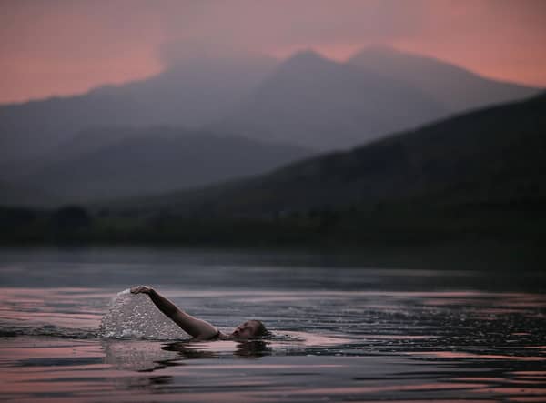 Some people go swimming outdoors without making a fuss about it (Picture: Christopher Furlong/Getty Images)