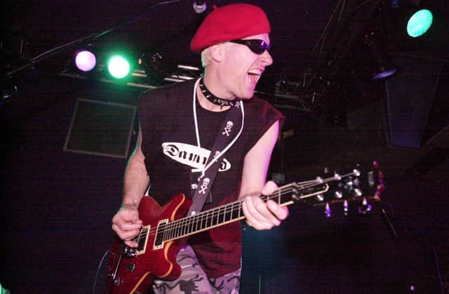 Captain Sensible of The Damned, whose gigs are not known for 'social undistancing' (Picture: Sandy Young)