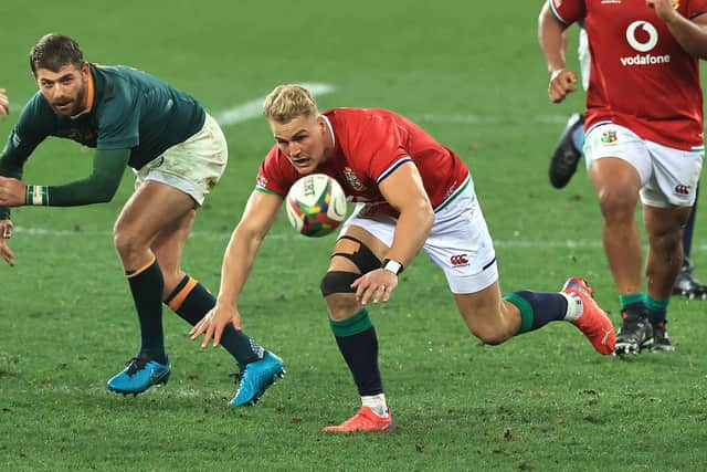 Duhan van der Merwe has retained his place in the Lions team for the third Test against South Africa. (Photo by David Rogers/Getty Images)