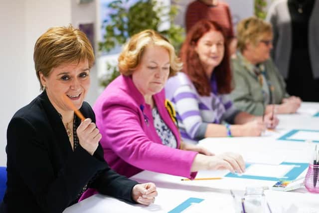 Former first minister Nicola Sturgeon said she was 'feminist to her fingertips' (Picture: Jeff J Mitchell/Getty Images)