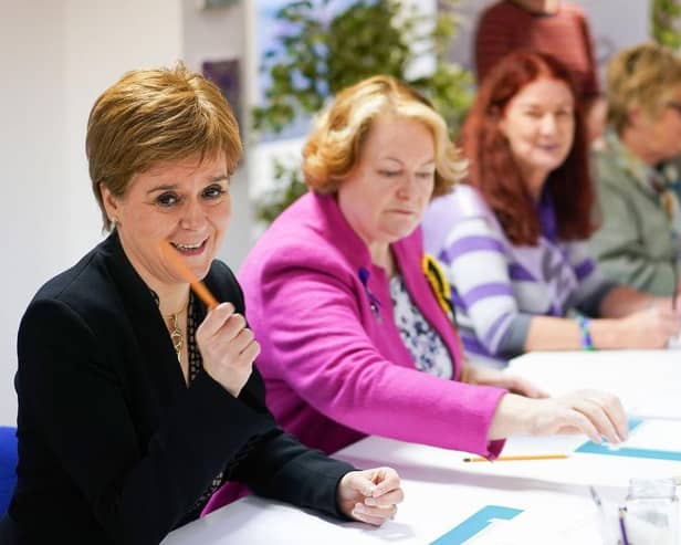 Former first minister Nicola Sturgeon said she was 'feminist to her fingertips' (Picture: Jeff J Mitchell/Getty Images)