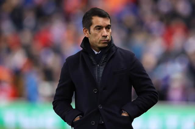 Rangers manager Giovanni van Bronckhorst is relishing the challenge his team will face against Lyon in France on Thursday. (Photo by Ian MacNicol/Getty Images)