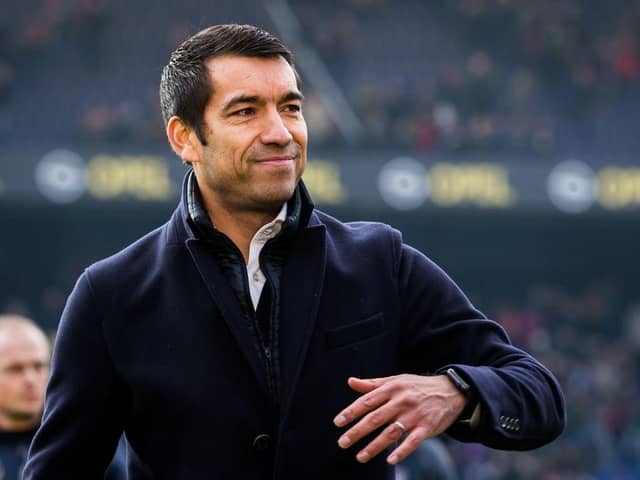 Giovanni van Bronckhorst will be tempted to rotate his squad for the visit of Stirling Albion. (Photo: DENNIS WIELDERS/AFP via Getty Images)
