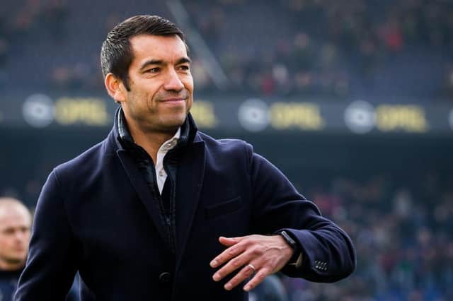 Giovanni van Bronckhorst will be tempted to rotate his squad for the visit of Stirling Albion. (Photo: DENNIS WIELDERS/AFP via Getty Images)