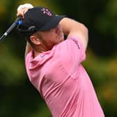American Talor Gooch in action during the LIV Golf Invitational - Chicago at Rich Harvest Farms. Picture: Quinn Harris/Getty Images.