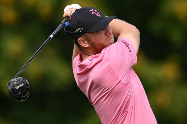 American Talor Gooch in action during the LIV Golf Invitational - Chicago at Rich Harvest Farms. Picture: Quinn Harris/Getty Images.