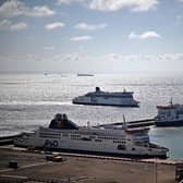 The P&O ferry Spirit of Britain sails into the Port of Dover after undergoing sea trials (Picture: Ben Stansall/AFP via Getty Images)