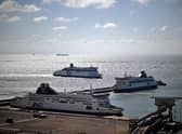 The P&O ferry Spirit of Britain sails into the Port of Dover after undergoing sea trials (Picture: Ben Stansall/AFP via Getty Images)