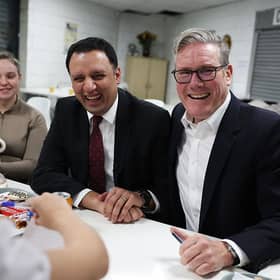Scottish Labour leader Anas Sarwar and UK Prime Minister Keir Starmer in happier times (Picture: Jeff J Mitchell/Getty Images)