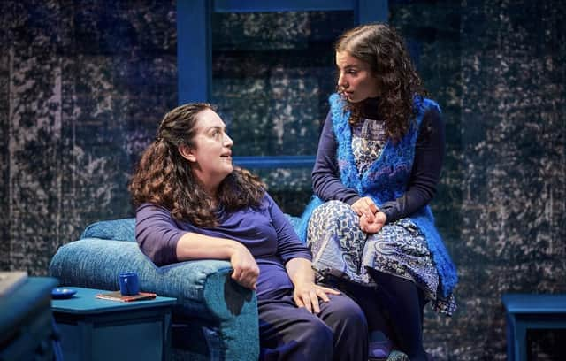 Lanna Joffrey as Fatemeh and Nalân Burgess as Shirin in Sister Radio PIC: Fraser Band