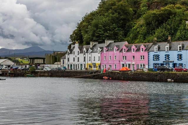 The two-vehicle collision happened near Portree on the Isle of Skye