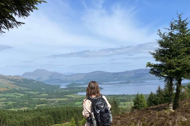 View of Loch Lomond from Gouk Hill on The John Muir Way. Pic: K Dixon