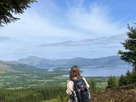 View of Loch Lomond from Gouk Hill on The John Muir Way. Pic: K Dixon