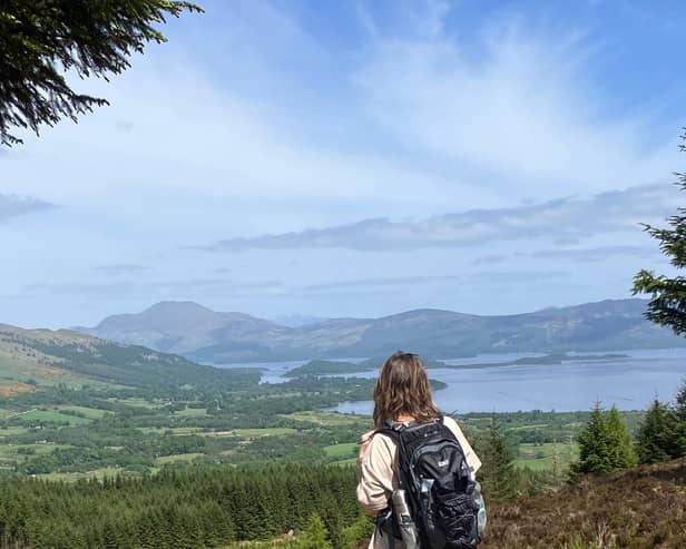 View of Loch Lomond from Gouk Hill on The John Muir Way. Pic: K Dixon