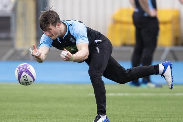 George Horne made a try-scoring comeback in Glasgow Warriors' win over Benetton. Picture: Ross MacDonald/SNS