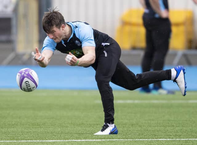 George Horne made a try-scoring comeback in Glasgow Warriors' win over Benetton. Picture: Ross MacDonald/SNS