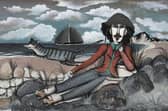 John Byrne painted 'Man on the beach with cat' in 1972.