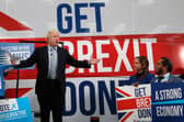 Boris Johnson became an ardent supporter of Brexit not because he believed in it, but because it was politically expedient for him. Picture:P Frank Augstein/Getty Images