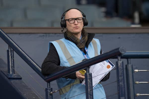 It seems to have been largely lost in the midst of time that a draconian Ibrox ban for BBC reporter Chris McLaughlin was the genesis for the corporation's  seven-year coverage dispute with the BBC that has been brought to a close. (Photo by Craig Foy/SNS).