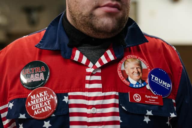 Donald Trump's die-hard supporters are unlikely to have their views changed, but there are millions of voters yet to make their minds up (Picture: Elijah Nouvelage/AFP/Getty Images)