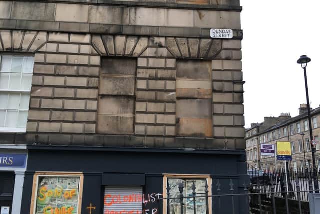 The Melville Monument has also come under fire