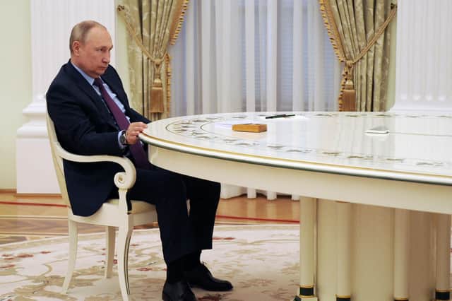 Russian president Vladimir Putin is set to lose power in 2023, says Alex Cole-Hamilton (Picture: Mikhail Klimentyev/Sputnik/AFP via Getty Images)