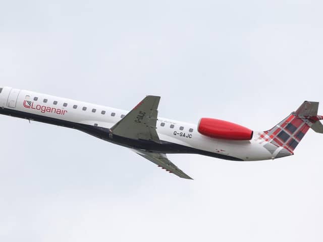 A Loganair aircraft