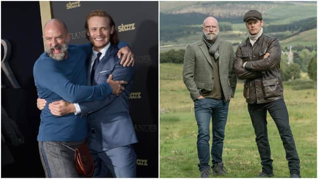 Sam Heughan and Graham McTavish met on the set out of Outlander almost a decade ago (Getty Images/Starz/Twitter)