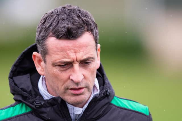 Hibs manager Jack Ross has backed more research into brain injuries in football. Photo by Mark Scates/SNS Group