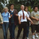 Nick Frost and Simon Pegg have updated the now-famous plan scene from Shaun of the Dead. Picture: Universal Pictures International