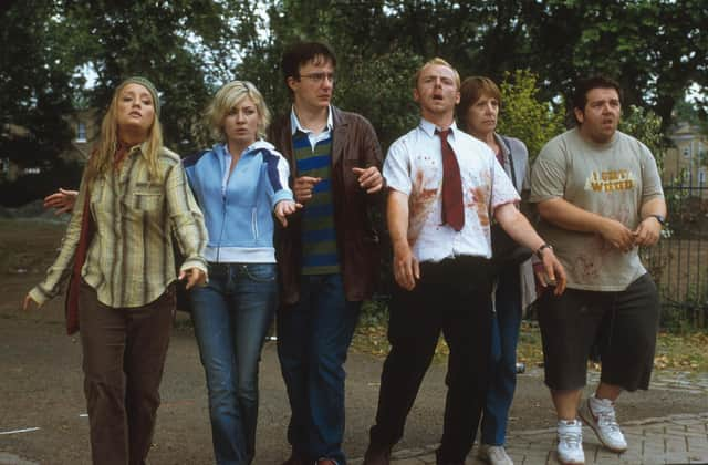 Nick Frost and Simon Pegg have updated the now-famous plan scene from Shaun of the Dead. Picture: Universal Pictures International