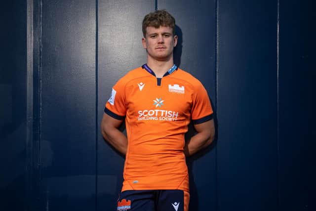 Darcy Graham pictured in the new Edinburgh kit for a new season and a new challenge after a hellish year