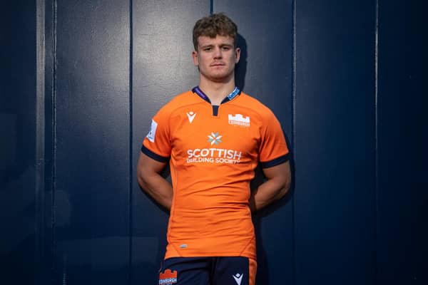 Darcy Graham pictured in the new Edinburgh kit for a new season and a new challenge after a hellish year