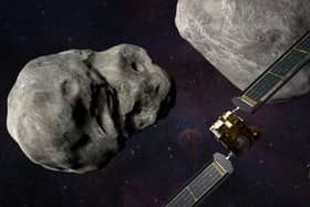 An artist's impression of Nasa's Dart ( double asteroid redirection test) craft. Picture: Nasa