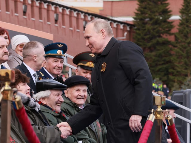 Russia celebrates the 77th anniversary of the victory over Nazi Germany during World War II. (Photo by Mikhail Metzel via Getty Images)