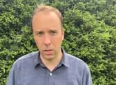 Matt Hancock posted a video on his twitter feed on Saturday in which he resigned as Health Secretary. Photo: Matt Hancock/PA Wire