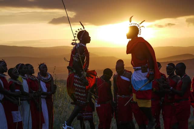 Masai in Lewa Conservancy.
